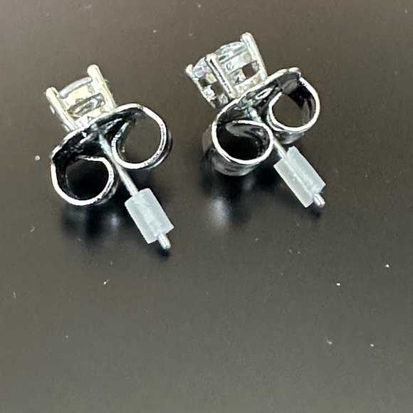 CZ by Kenneth Jay Lane Classic Stud Earrings - Picture 4 of 5